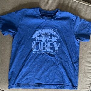 Obey Royal Blue Graphic Tee